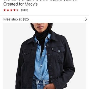 Womens orginal denim trucker jacket